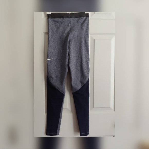 NIKE Pro Warm Training Tight Fit Charcoal Small - Picture 8 of 8